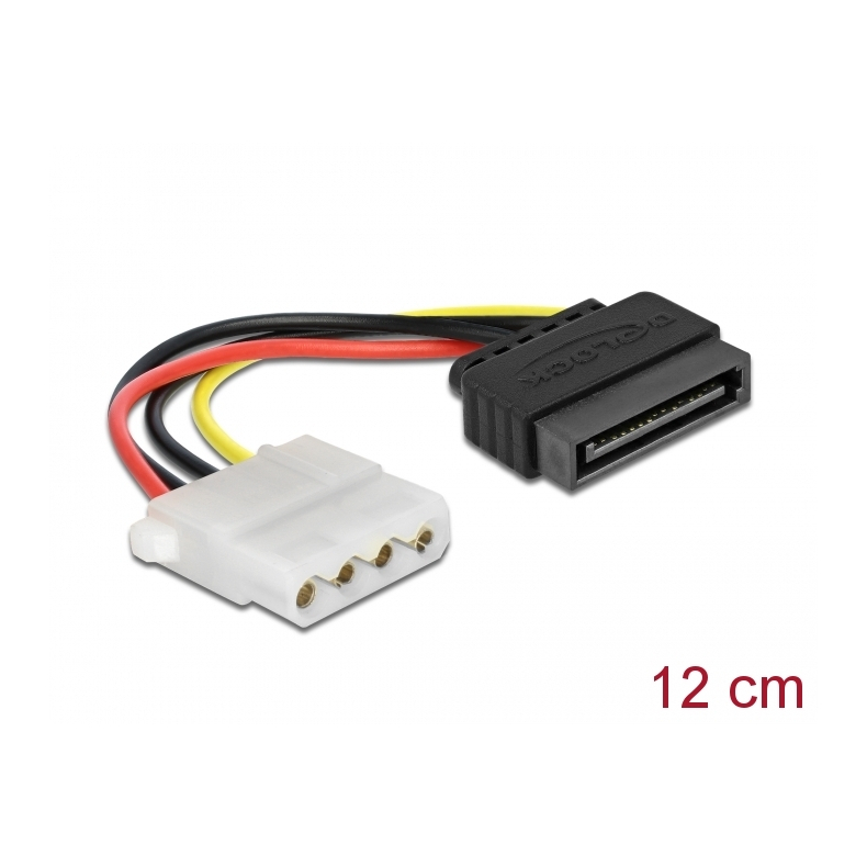 SATA power to molex power Adapter 12cm