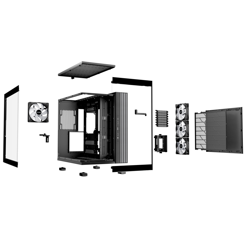 Be Quiet! Light Base 600 LX Sort