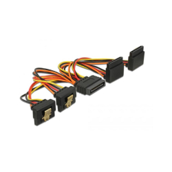 Y-power  SATA han til 4x SATA hun 15cm