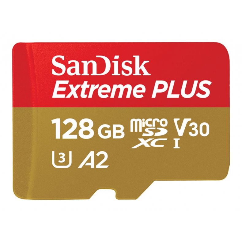 Extreme Plus 128GB microSDHC + ADP