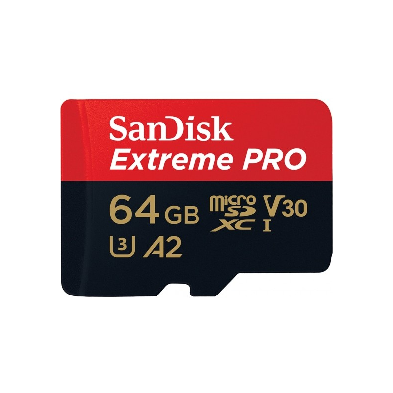 64GB SanDisk Extreme Pro MicroSDHC + ADP