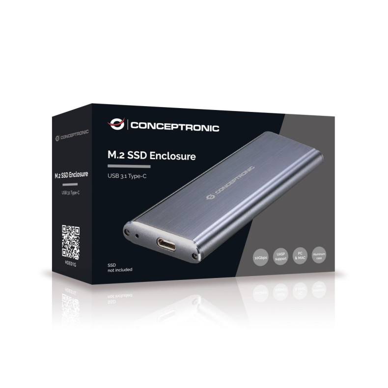 M.2 SATA Box USB-C / USB-A