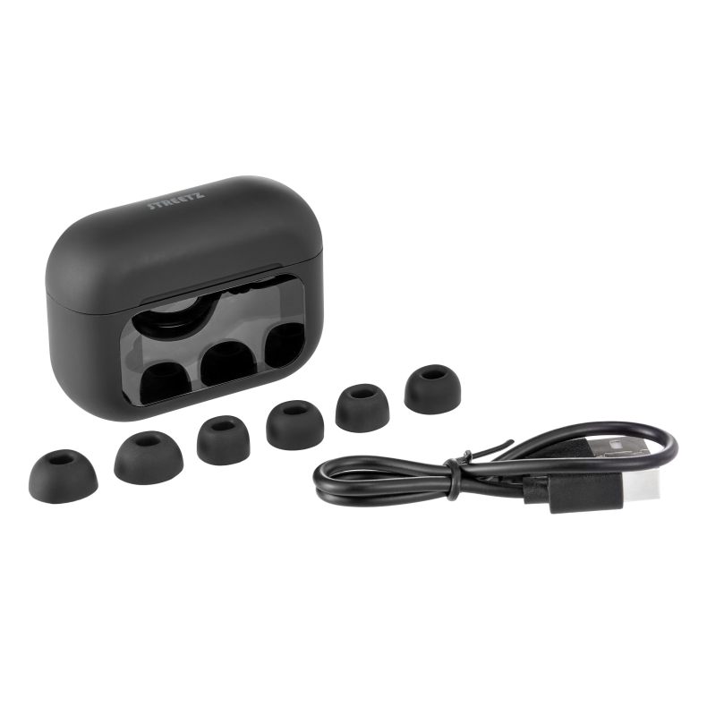 Streetz T600 True Wireless in-ear Sort