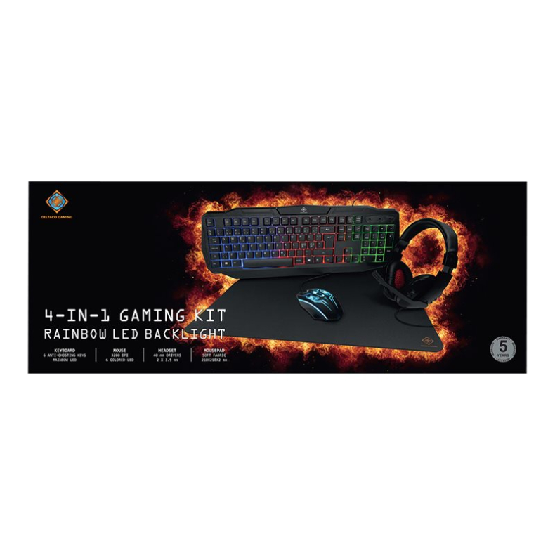 4-IN-1 Gaming Combo LED