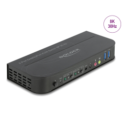 Delock KVM Switch 8K USB m. Audio