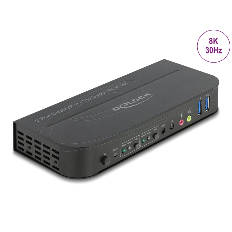 Delock KVM Switch 8K USB m. Audio