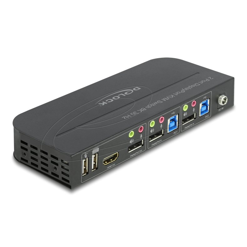 Delock KVM Switch 8K USB m. Audio