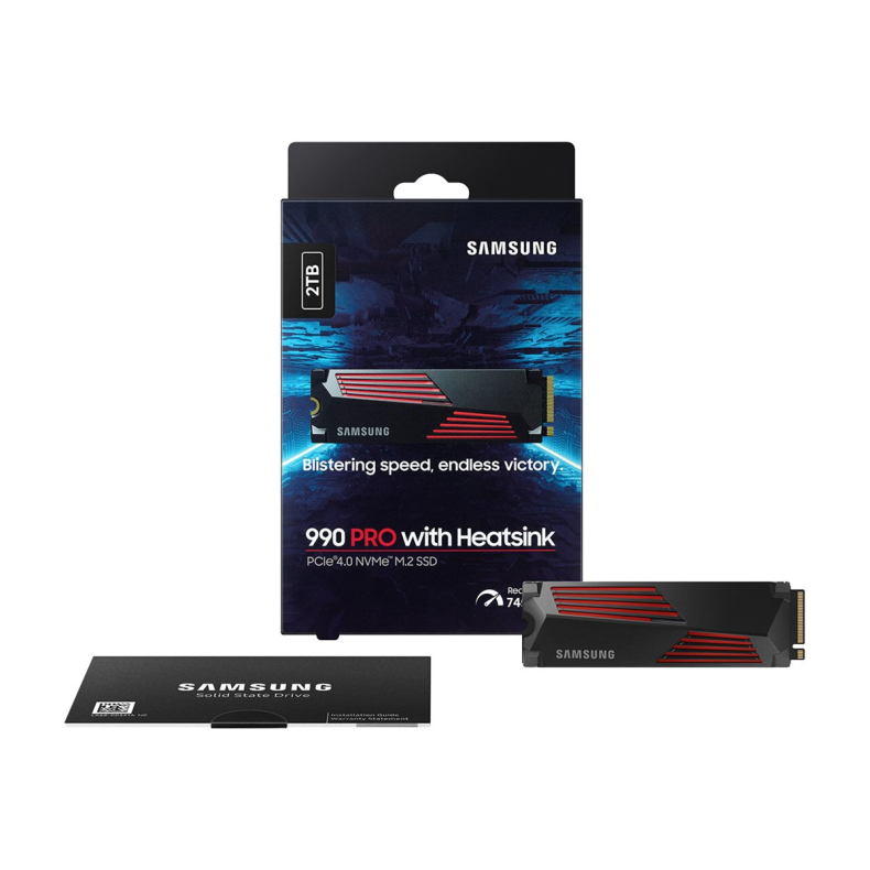 2TB SSD 990 Pro Heats. M.2 NVMe