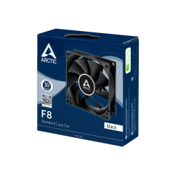 Arctic F8 Black 80mm, Low Noise