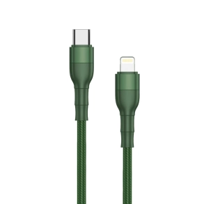 Lightning / USB C  cable, 1m, gr�n