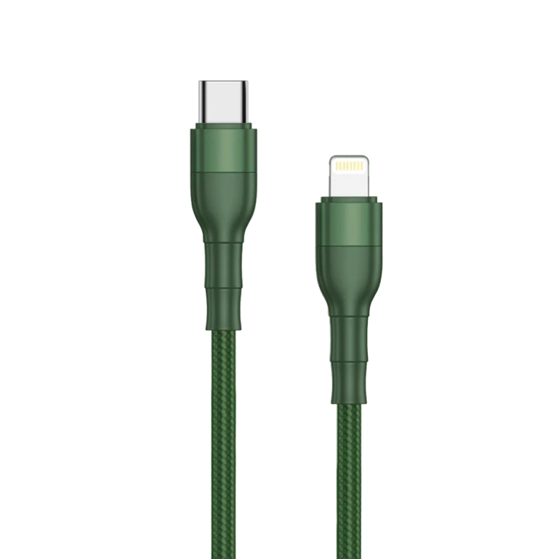 Lightning / USB C  cable, 1m, gr�n