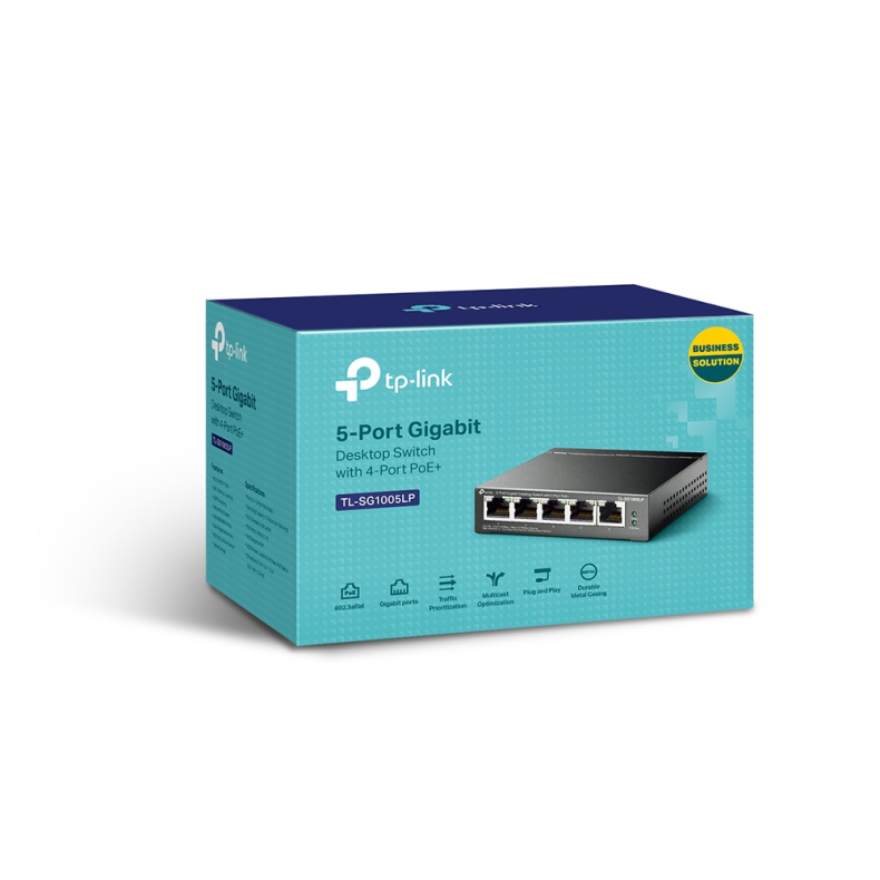 TP-Link 5x GE TL-SG105LP ( 4 POE+ )
