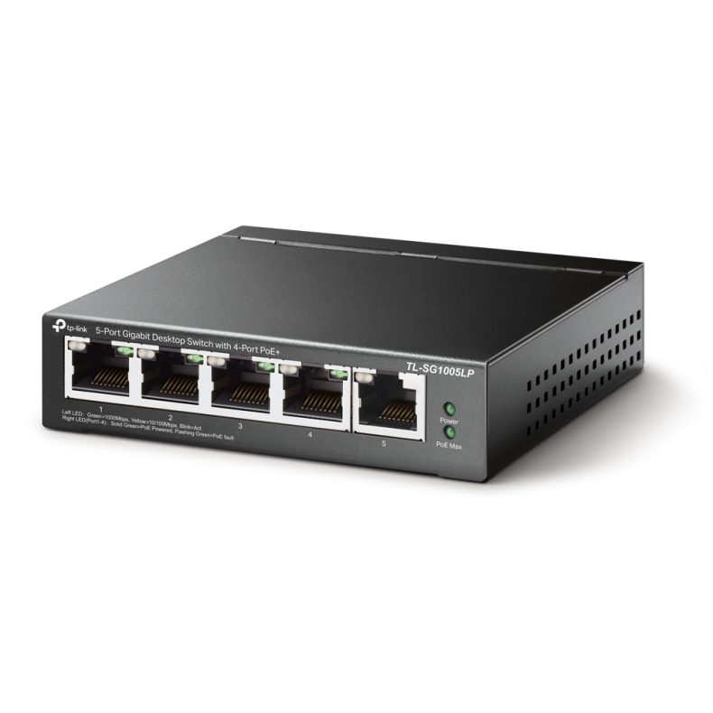 TP-Link 5x GE TL-SG105LP ( 4 POE+ )