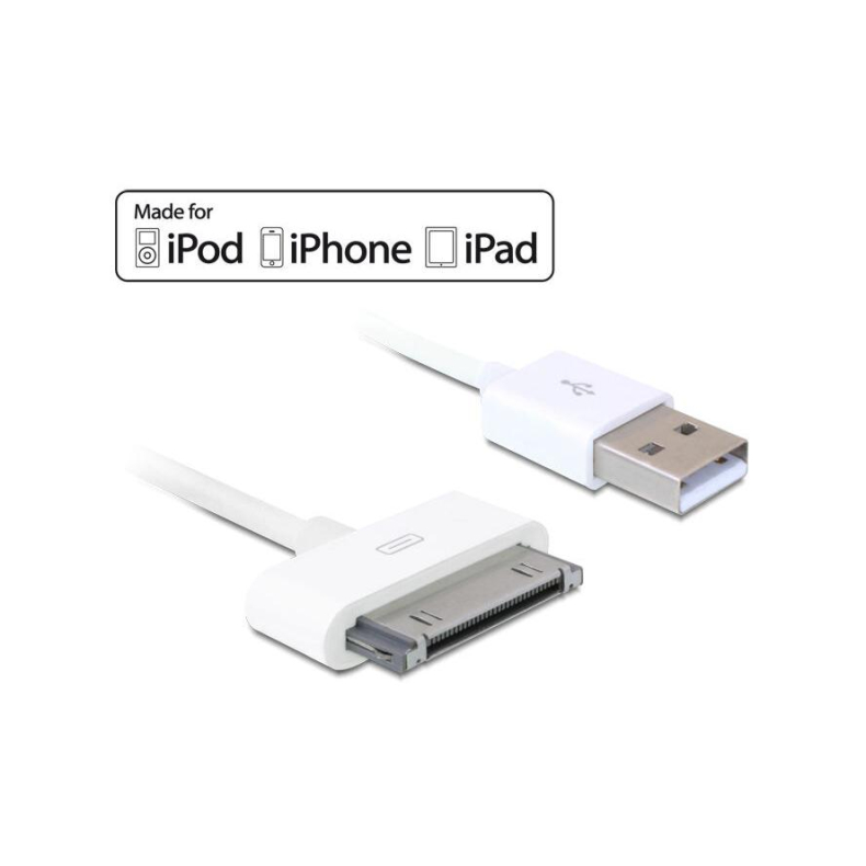 iPhone/Ipad 30pin til USB 1,8m