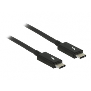 Thunderbolt 3  kabel 2m Sort