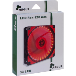 120mm R�d LED max 20db. 3pin/ 4pin molex