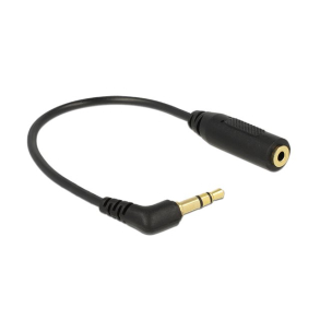 Audiokabel 3,5mm han - 2,5mm hun Vinklet