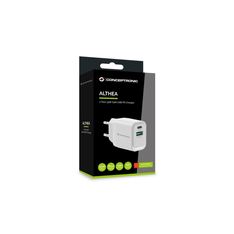 2 port 33W PD-Charger 1*USB-C/1xUSB A