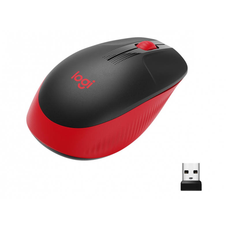 Logitech Wireless Mouse M190 RED