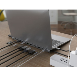Conceptronic Dock USB-C->HDMI,DP,GbE,USB3.0/2.0,PD