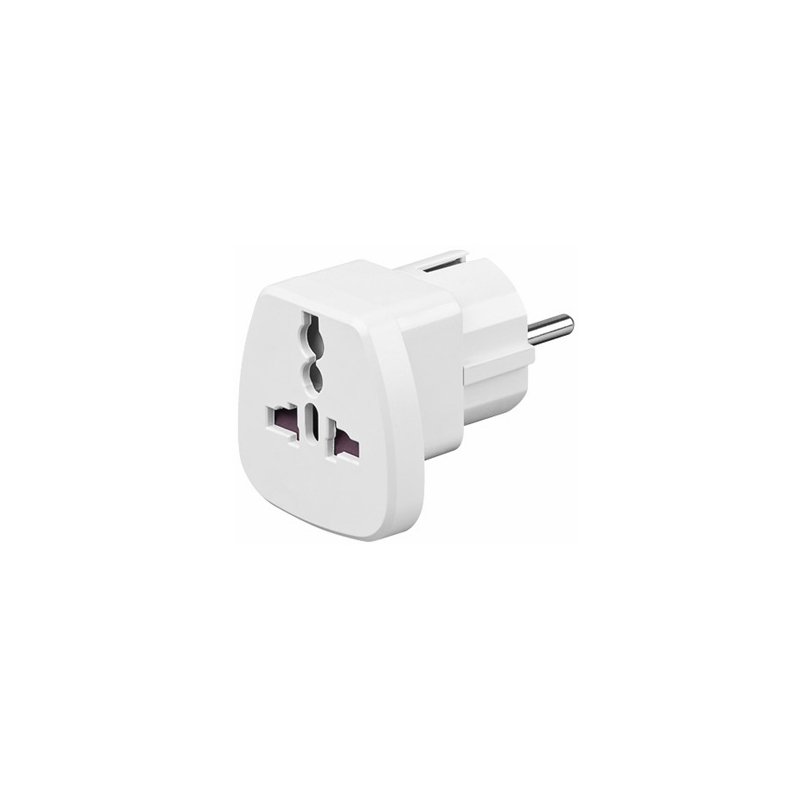 DK rejseadapter  FRA US/UK/EU/AUS 16A