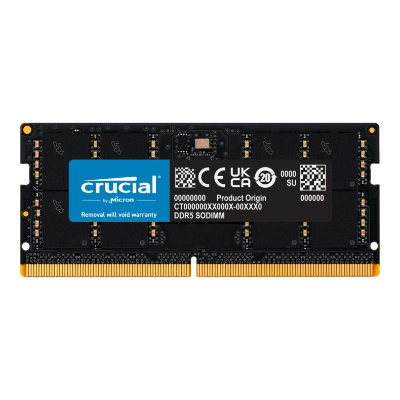 32GB 4800 DDR5 SODIMM Crucial CL40