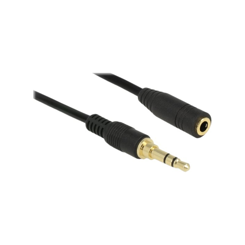 Forlnger 3,5mm han-hun 2m