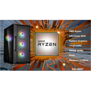 Luc Computer AG07 Ryzen 5 8500G 16GB DDR5 500GB NVMe Win 11 PC2GO