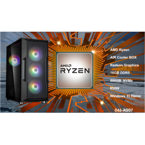 Luc Computer AG07 Ryzen 5 8500G 16GB DDR5 500GB NVMe Win 11 PC2GO