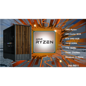 Luc Computer AG11 Ryzen7 5700x 16GB RAM 1TB NVMe RTX 5060 m/win **PC2GO**