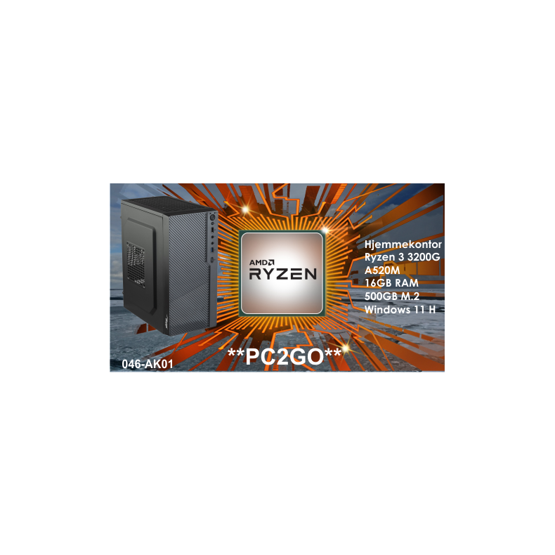 Computer AK01 Ryzen3  500GB  inkl. WIN11 ** PC2GO **