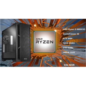 Luc Computer AK28 Ryzen 9 9900X3D 2TB NVMe 32GB, RTX5080