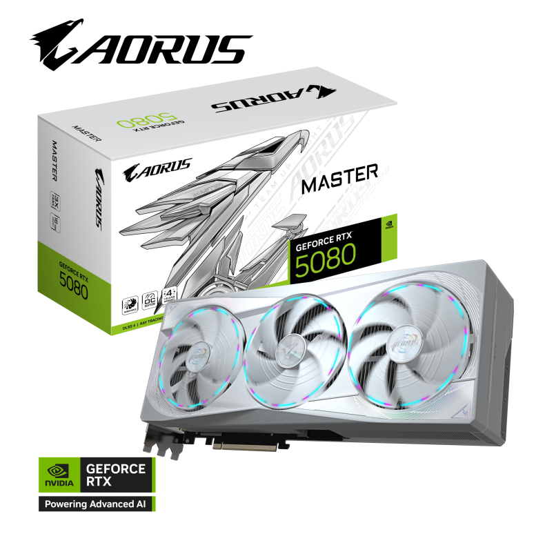 Gigabyte RTX 5080  Aorus Master Ice 16GB
