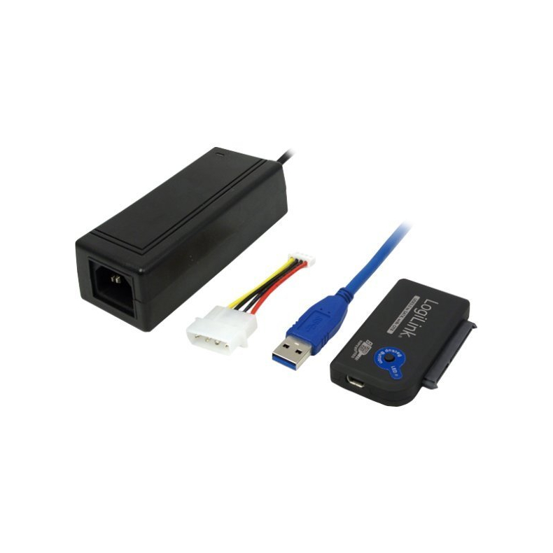 USB 3.0 til SATA 2,5"/3,5" med PSU