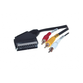 SCARTkabel til RCA 2m.