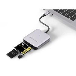 USB-C 3.2 Gen2 3 i 1 Card Reader
