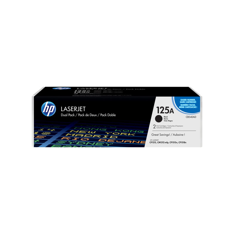 HP 125 Sort Toner CB540A  2 pack