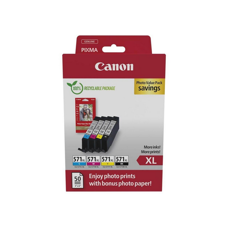 CLI-571 C/M/Y/BK XL Multipack