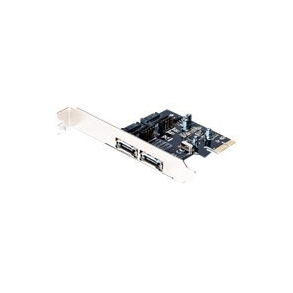 PCI-Express x1, SATA 6Gb/s 2xkanaler + E