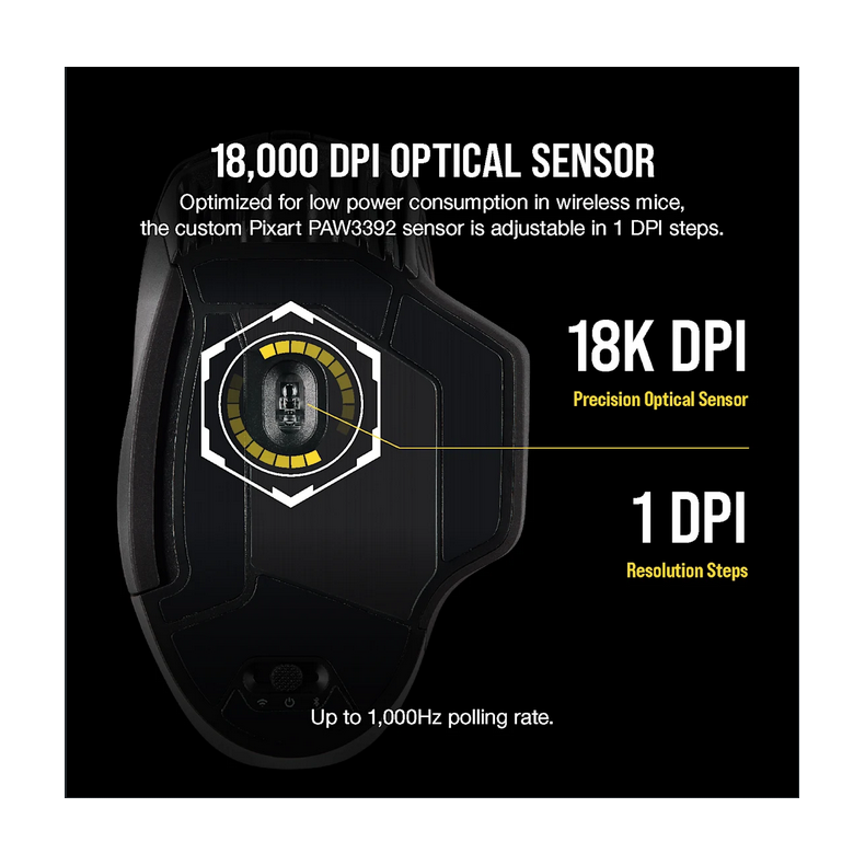 Corsair Dark Core Pro RGB 18000 DPI WL