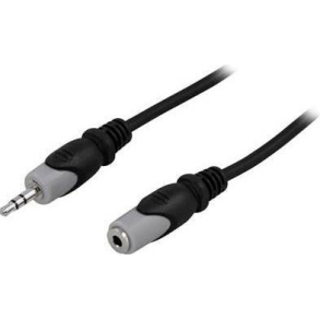 Audiokabel 3,5mm han - hun m 0,5m