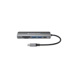 Dock USB-C->HDMI,SD,GbE,USB3.0/2.0,PD