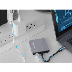 USB-C til 2xHDMI - USB 3.2 - USB-C PD