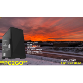 LUC Computer FPG08 i5-12400F 16GB 500GB NVMe RTX 4060 m/Win **PC2GO**