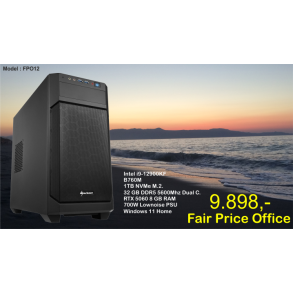 Luc Computer FPO12  Intel i9 12900KF 32GB DDR5 RTX5060 Win11 **PC2GO**