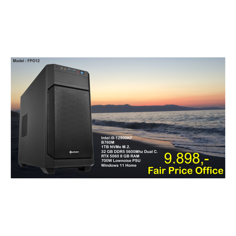 Luc Computer FPO12  Intel i9 12900KF 32GB DDR5 RTX5060 Win11 **PC2GO**