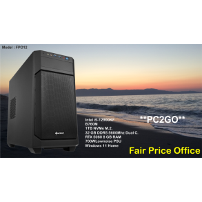 Luc Computer FPO12  Intel i9 12900KF 32GB DDR5 RTX5060 Win11 **PC2GO**