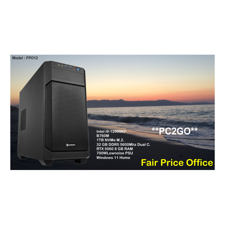 Luc Computer FPO12  Intel i9 12900KF 32GB DDR5 RTX5060 Win11 **PC2GO**