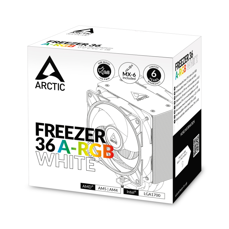Arctic Freezer 36 A-RGB Hvid