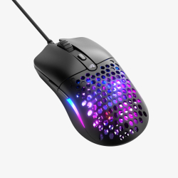 Glorious Mus Model O Optisk Sort